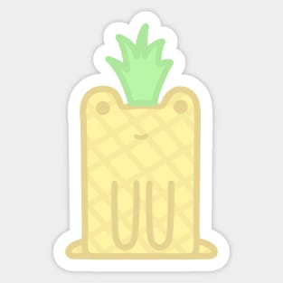 Pineapple froggo Sticker